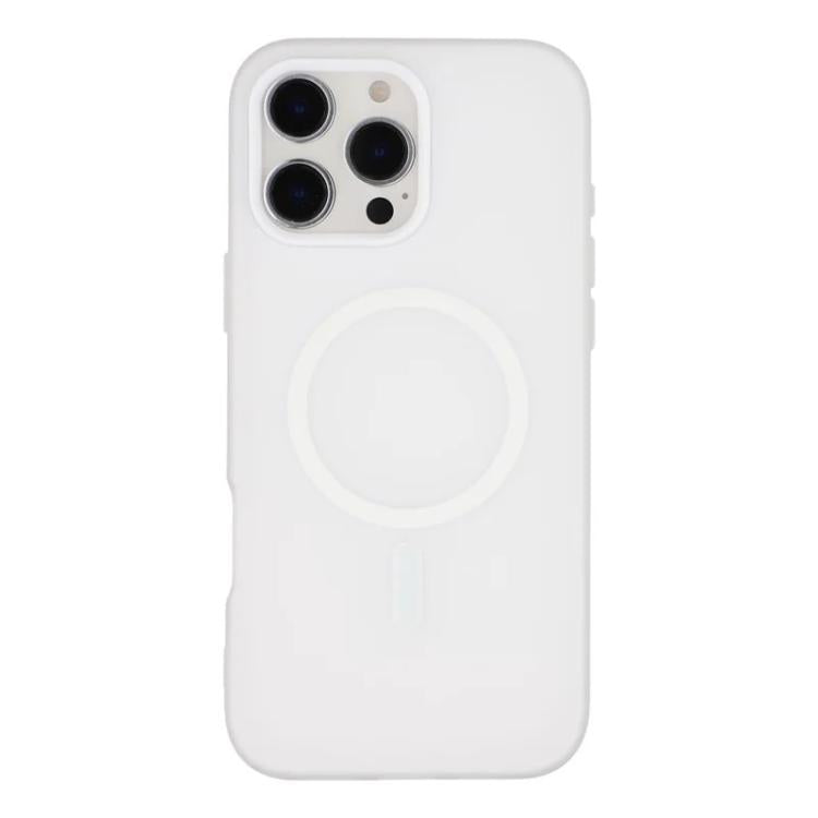 Custodia magnetica opaca Macarons per iPhone 16 Pro Max
