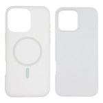Custodia magnetica opaca Macarons per iPhone 16 Pro Max