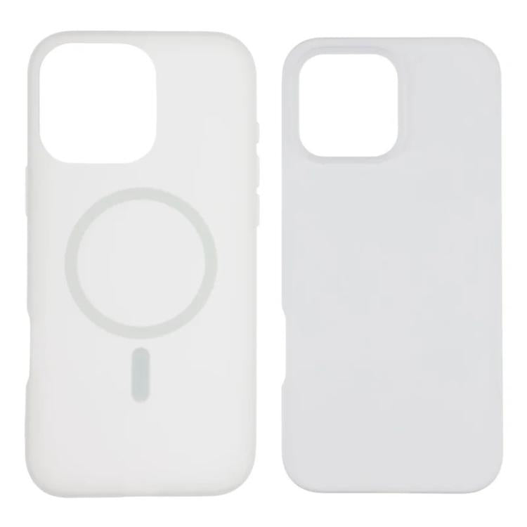 Custodia magnetica opaca Macarons per iPhone 16 Pro Max