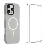 Custodia magnetica opaca Macarons per iPhone 16 Pro Max