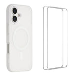 Custodia magnetica opaca Macarons per iPhone 16 Pro Max