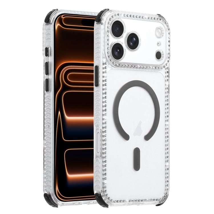 Custodia magnetica antiurto 2 in 1 per iPhone 17 Pro Max