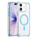 Custodia magnetica antiurto 2 in 1 per iPhone 17 Pro Max