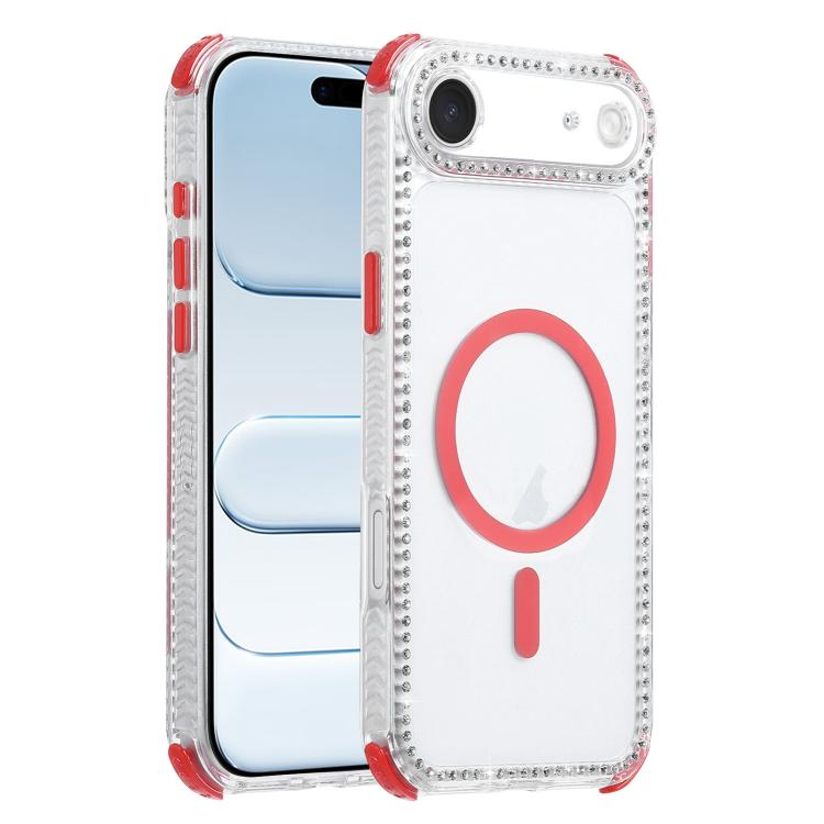 Custodia magnetica antiurto 2 in 1 per iPhone 17 Pro Max