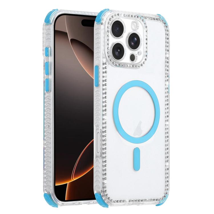 Custodia magnetica antiurto 2 in 1 per iPhone 16 Pro Max