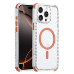 Custodia magnetica antiurto 2 in 1 per iPhone 16 Pro Max