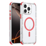 Custodia magnetica antiurto 2 in 1 per iPhone 16 Pro Max