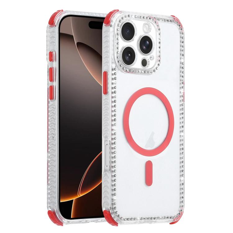 Custodia magnetica antiurto 2 in 1 per iPhone 16 Pro Max