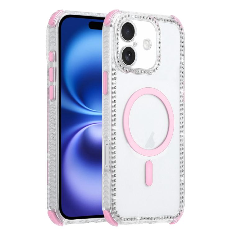 Custodia magnetica antiurto 2 in 1 per iPhone 16 Pro Max