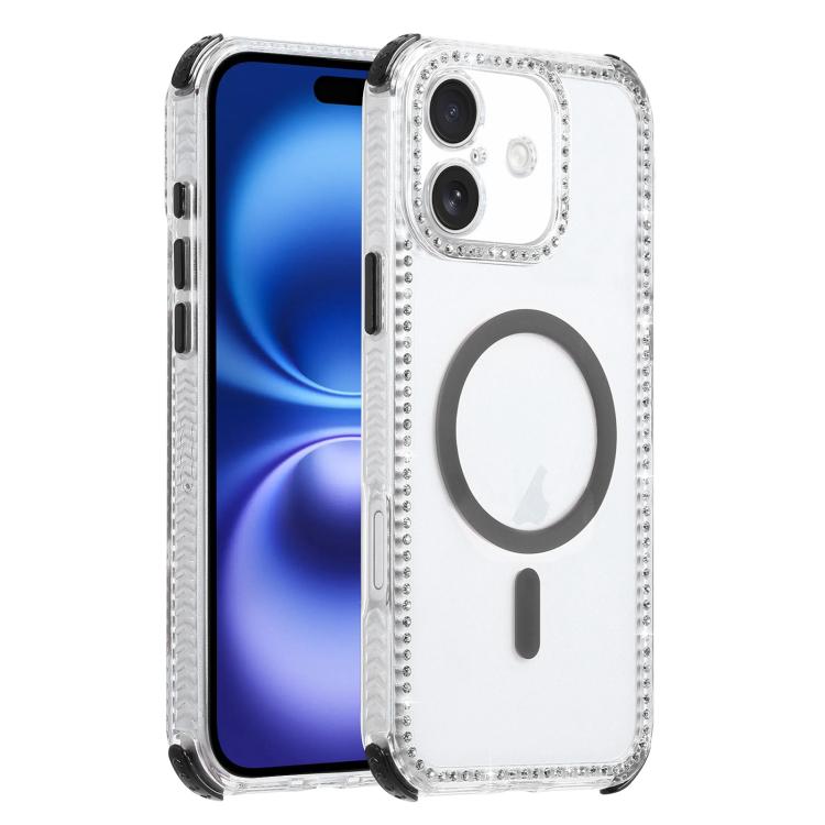 Custodia magnetica antiurto 2 in 1 per iPhone 16 Pro Max