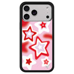Custodia TPU WildFlow Red Star per iPhone 17 Pro Max