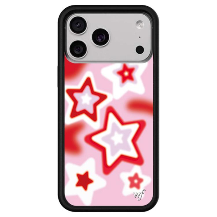 Custodia TPU WildFlow Red Star per iPhone 17 Pro Max