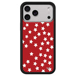 Custodia TPU WildFlow Red Star per iPhone 17 Pro Max