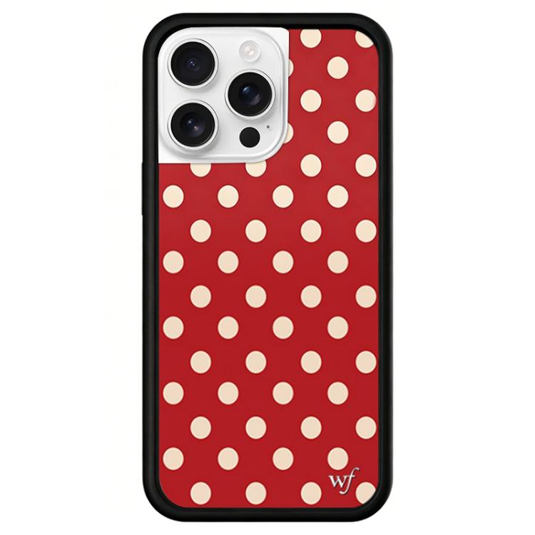 Custodia TPU WildFlow Red Star per iPhone 16 Pro Max