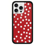 Custodia TPU WildFlow Red Star per iPhone 16 Pro Max