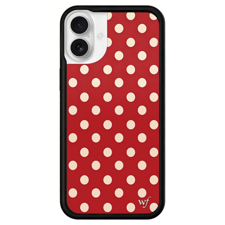 Custodia TPU WildFlow Red Star per iPhone 16 Pro Max