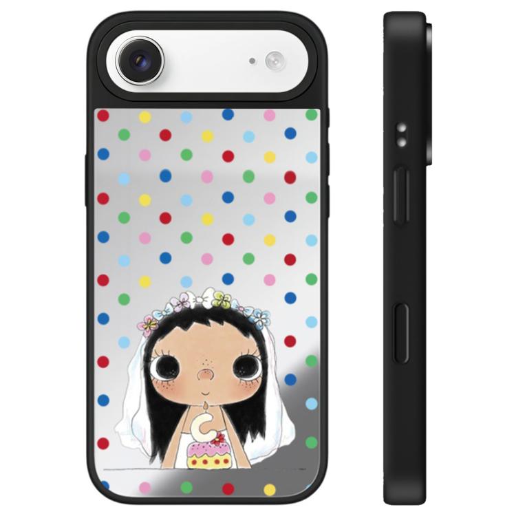 Custodia TPU con specchio e pulsante per iPhone Air