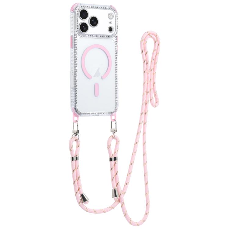 Custodia magnetica antiurto con cordino per iPhone 17 Pro Max