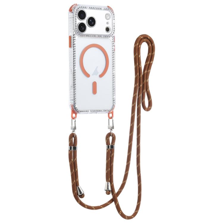 Custodia magnetica antiurto con cordino per iPhone 17 Pro Max