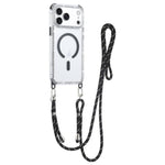 Custodia magnetica antiurto con cordino per iPhone 17 Pro Max