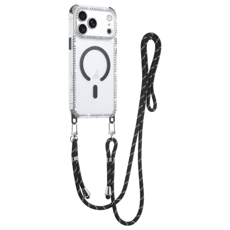 Custodia magnetica antiurto con cordino per iPhone 17 Pro Max