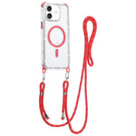 Custodia magnetica antiurto con cordino per iPhone 17 Pro Max