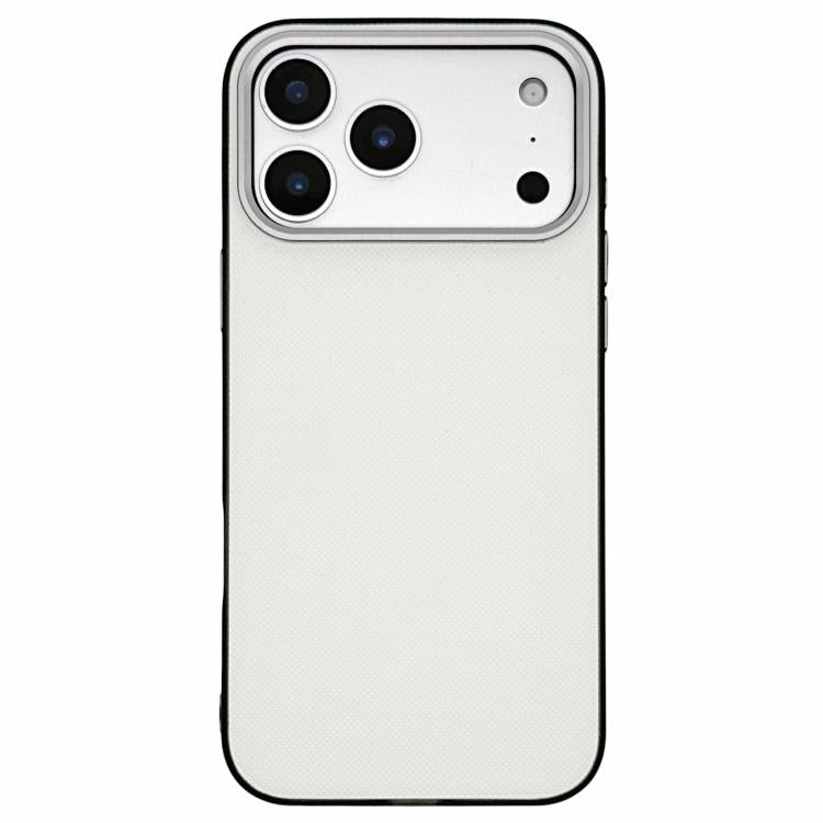 Custodia in ecopelle con texture a griglia per iPhone 17 Pro Max
