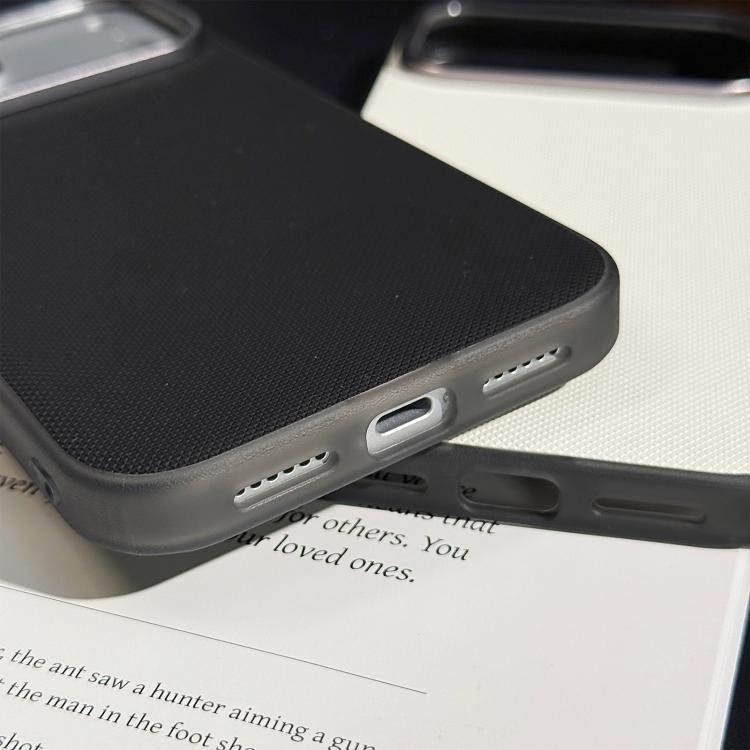 Custodia in ecopelle con texture a griglia per iPhone 17 Pro Max