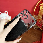 Custodia in policarbonato effetto pelle per iPhone 13 Pro Max