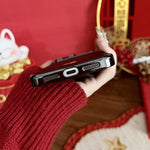 Custodia in policarbonato effetto pelle per iPhone 13 Pro Max