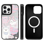 Custodia magnetica con specchio per iPhone 16 Pro Max