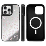 Custodia magnetica con specchio per iPhone 16 Pro Max