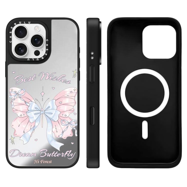 Custodia magnetica con specchio per iPhone 16 Pro Max