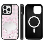 Custodia magnetica con specchio per iPhone 16 Pro Max