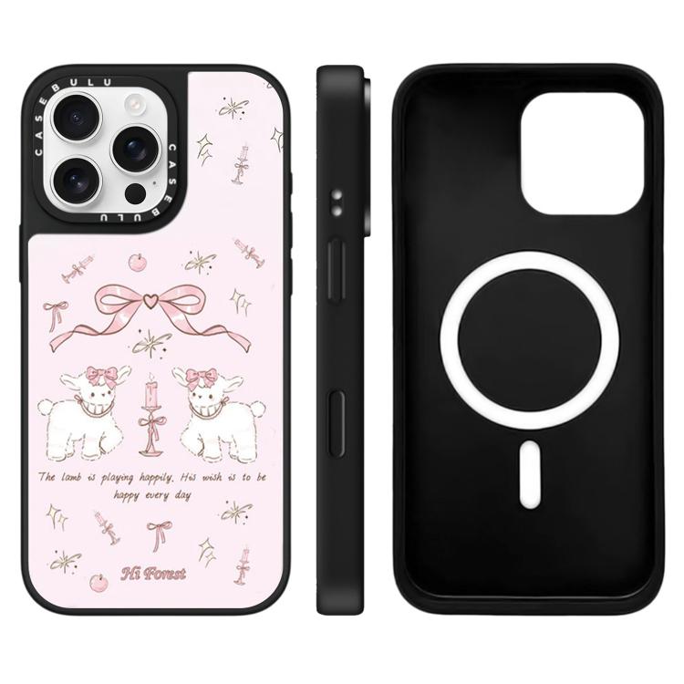 Custodia magnetica con specchio per iPhone 16 Pro Max