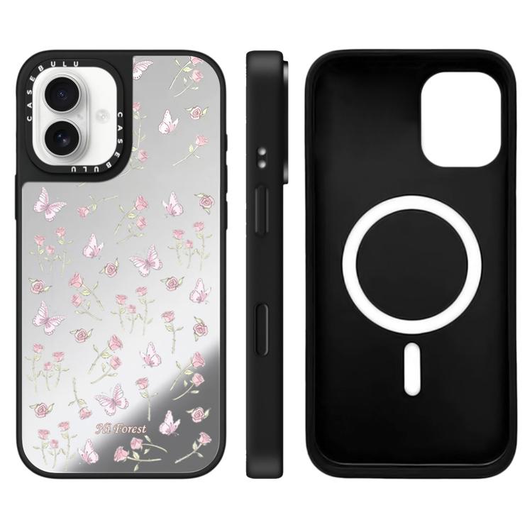 Custodia magnetica con specchio per iPhone 16 Pro Max