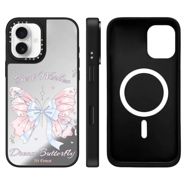 Custodia magnetica con specchio per iPhone 16 Pro Max