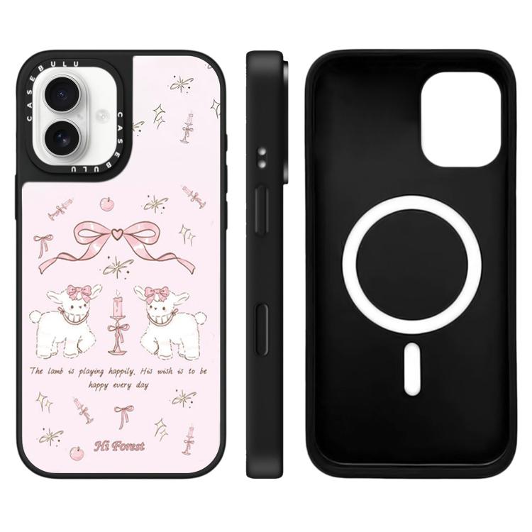 Custodia magnetica con specchio per iPhone 16 Pro Max