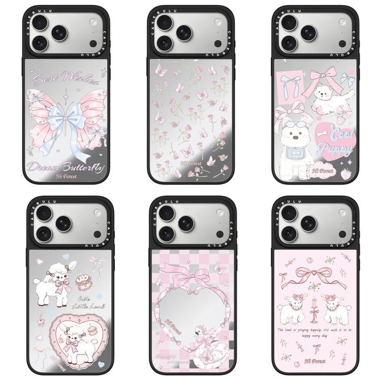 Custodia magnetica con specchio per iPhone 16 Pro Max