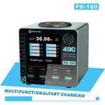 Caricabatterie multiporta Mijing PD100 100W con ricarica wireless