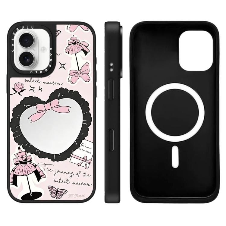 Custodia magnetica specchio per iPhone 16 Pro Max