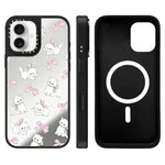 Custodia magnetica specchio per iPhone 16 Pro Max