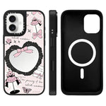 Custodia magnetica specchio per iPhone 16