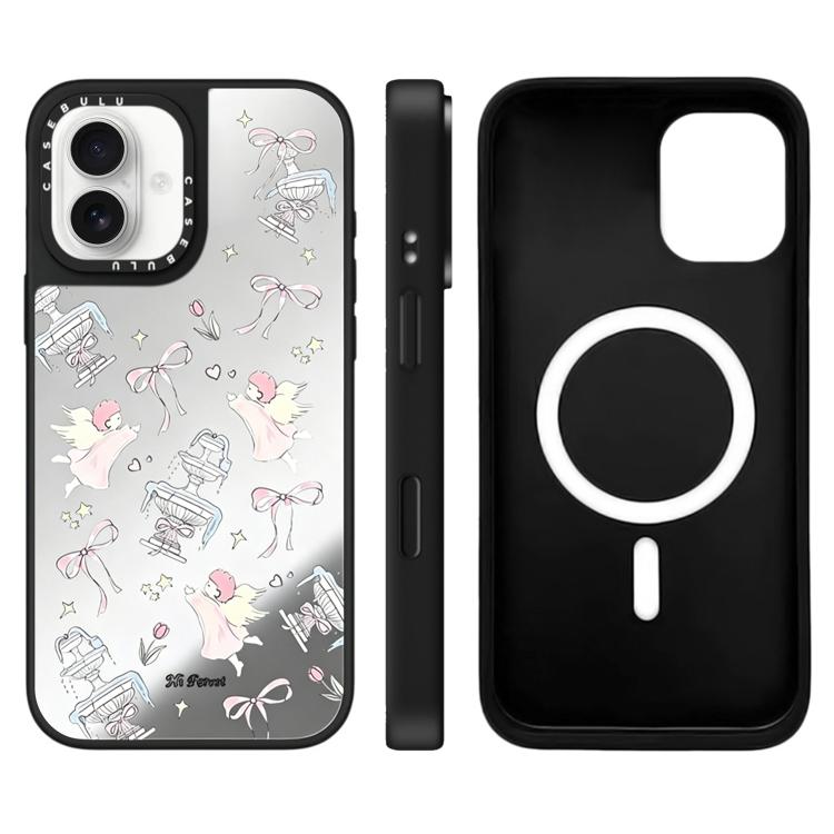 Custodia magnetica specchio per iPhone 16