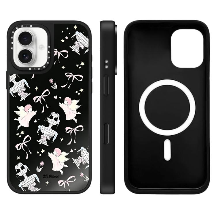 Custodia magnetica specchio per iPhone 16