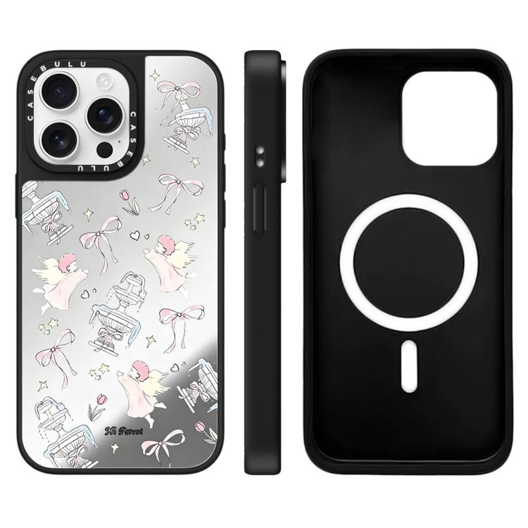 Custodia magnetica specchio per iPhone 16