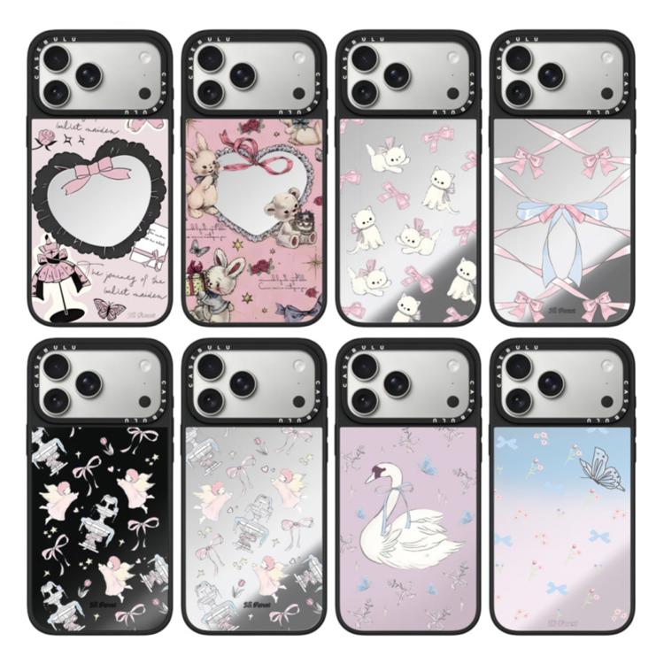 Custodia magnetica specchio per iPhone 16