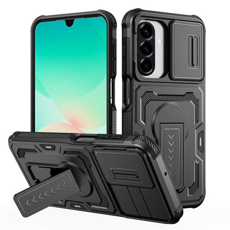 Custodia ibrida in PC e TPU con supporto invisibile per Galaxy A17 / A26 5G