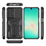Custodia ibrida in PC e TPU con supporto invisibile per Galaxy A17 / A26 5G