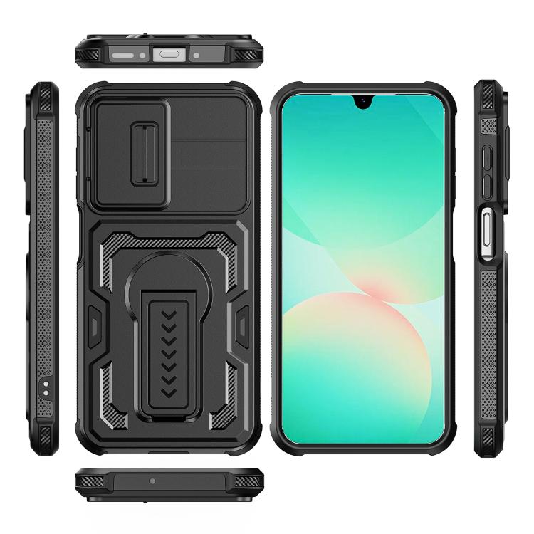 Custodia ibrida in PC e TPU con supporto invisibile per Galaxy A17 / A26 5G